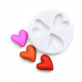 Molde Silicona Mini Corazones x 3